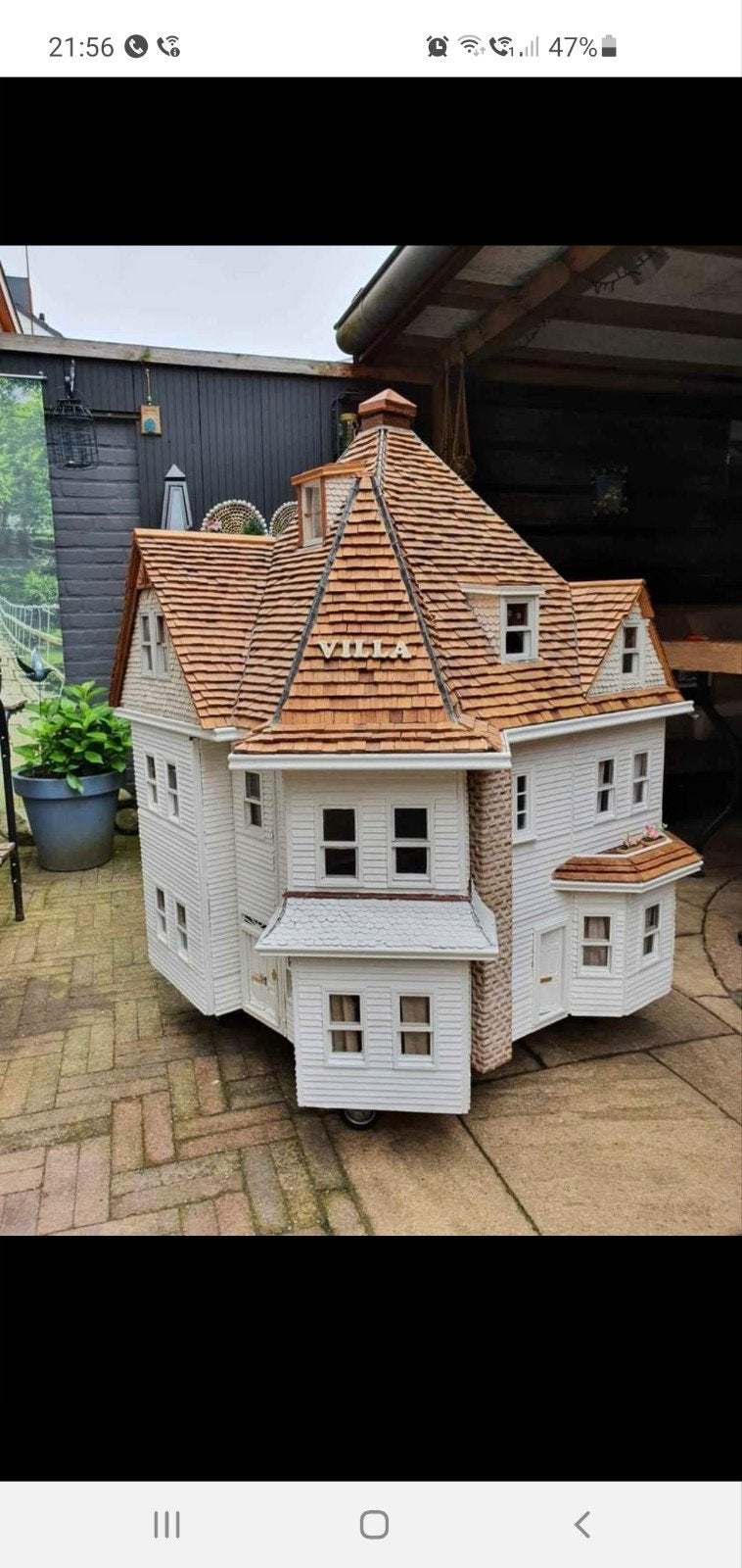 Handgemaakt poppenhuis, Hobby en Vrije tijd, Modelbouw | Overige, Ophalen, Gebruikt