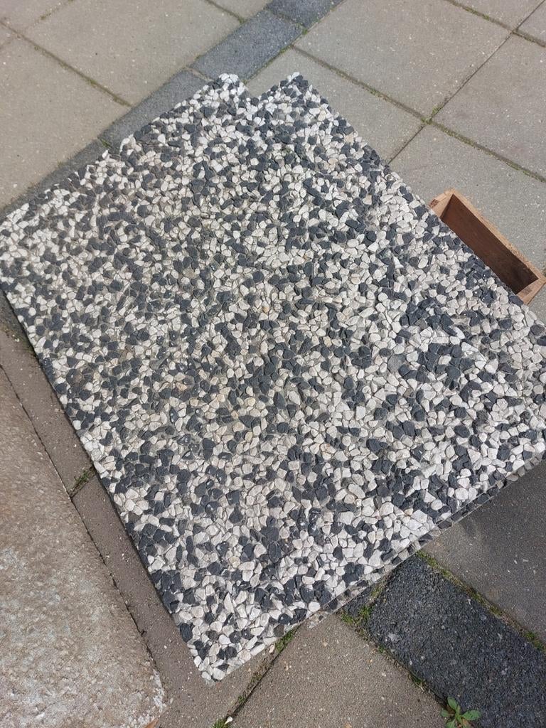 Gratis tegel 60x40, Ophalen, Gebruikt, Beton, Gestraald