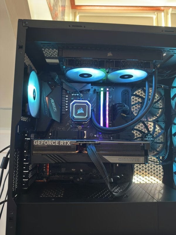 Upgrade set | AMD Ryzen 7 5800X3D | 32GB Corsair RGB 3600MHz, Ophalen, 1 TB SSD, 32 GB, Corsair, Gigabyte, Aorus