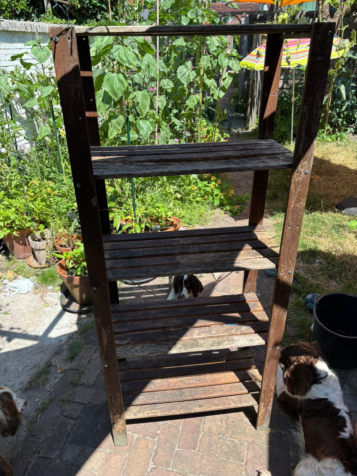 Gratis ikea Stellingkast voor buiten, Ophalen, Gebruikt, Hout, Overige typen