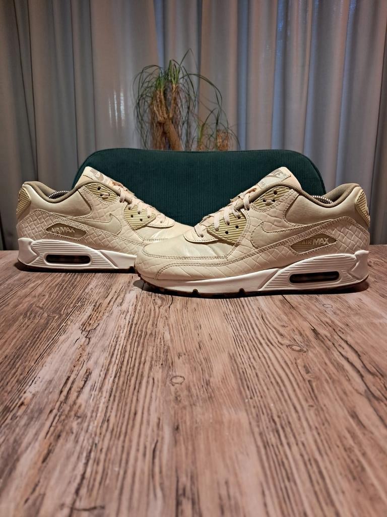 Nike Air Max 90 Premium 'Oatmeal' Size 40,5, Beige, Nike, Ophalen of Verzenden, Sneakers of Gympen