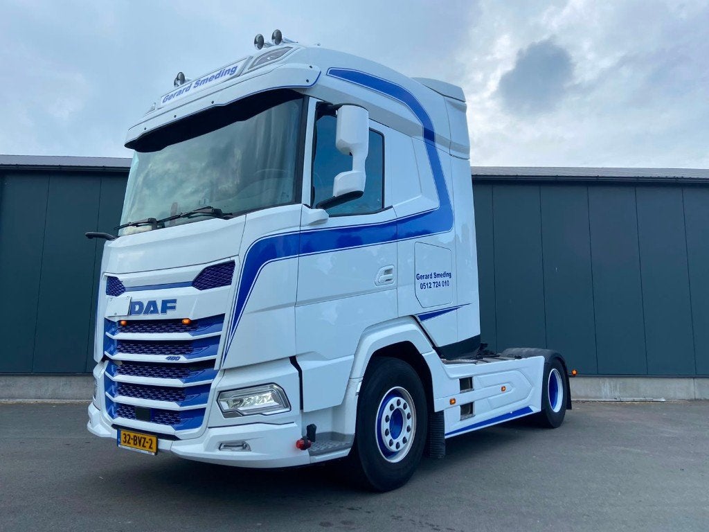DAF XG 480 *2023* PTO -ZWENKARMEN 320.000 KM!!, Auto's, Automaat, Stof, Wit, Particulier