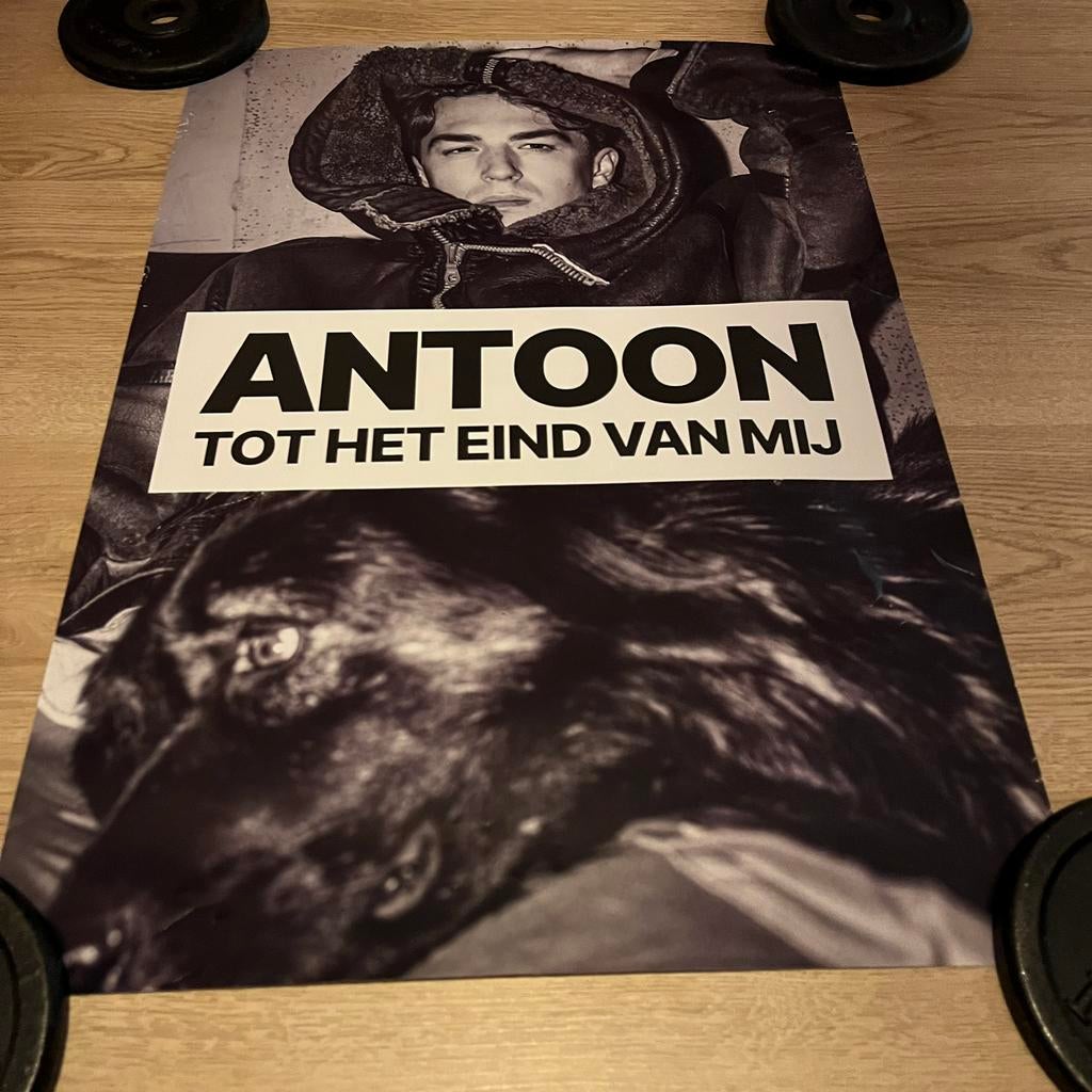 Antoon - Tot Het Eind Van Mij - Poster, Rechthoekig Staand, Ophalen of Verzenden, Zo goed als nieuw, A1 t/m A3