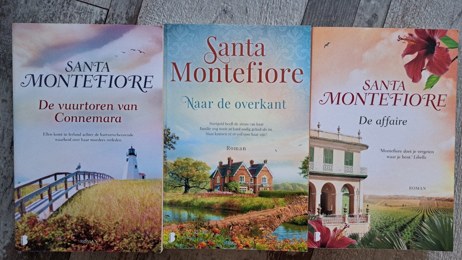 Santa Montefiore: De vuurtoren, Naar de overkant, De a, Ophalen of Verzenden, Zo goed als nieuw, Santa Montefiore, Nederland