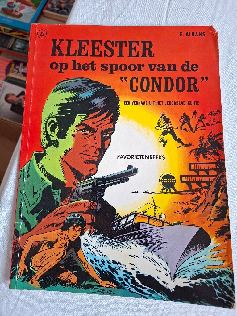 Kleester op het spoor van de "condor", Eén stripboek, Ophalen of Verzenden, Zo goed als nieuw
