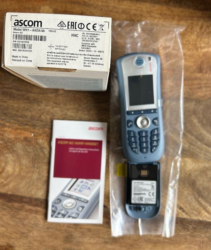 ➡️ NIEUW Ascom I62 MESSENGER VoWiFi WH1 Dect, Ophalen of Verzenden, Nieuw, 1 handset