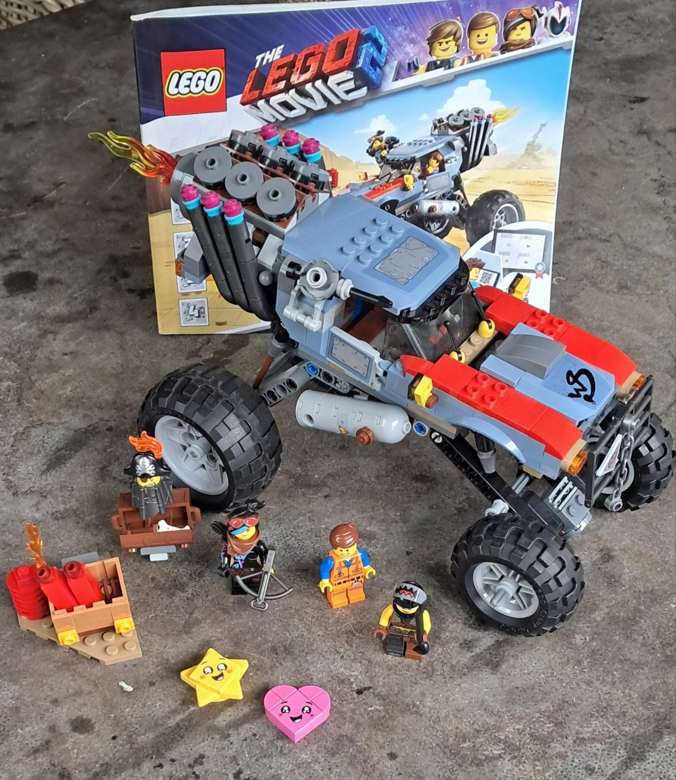 The LEGO Movie 2 70829 Emmet en Lucy's Ontsnappingsbuggy, Ophalen of Verzenden, Zo goed als nieuw, Overige merken