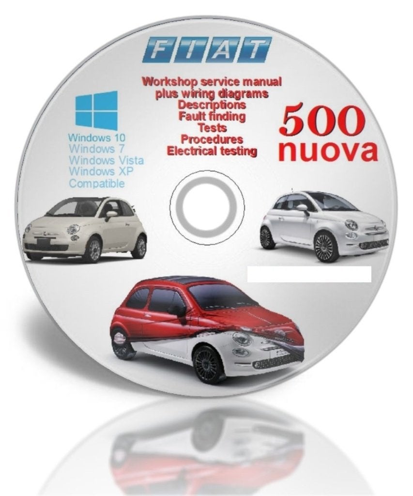 Fiat 500 Nuova - Meertalige Factory Repair Service Manual, Verzenden