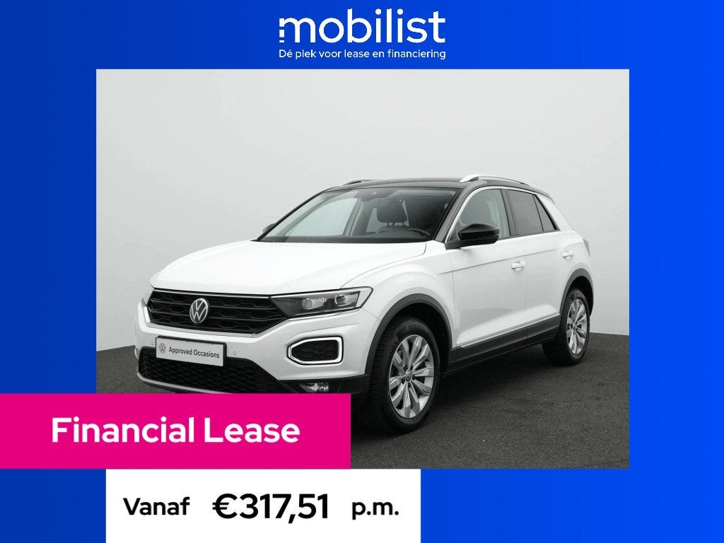Volkswagen T-Roc 1.5 TSI 150PK DSG Sport (bj 2021), Automaat, 1254 kg, 150 pk, Wit