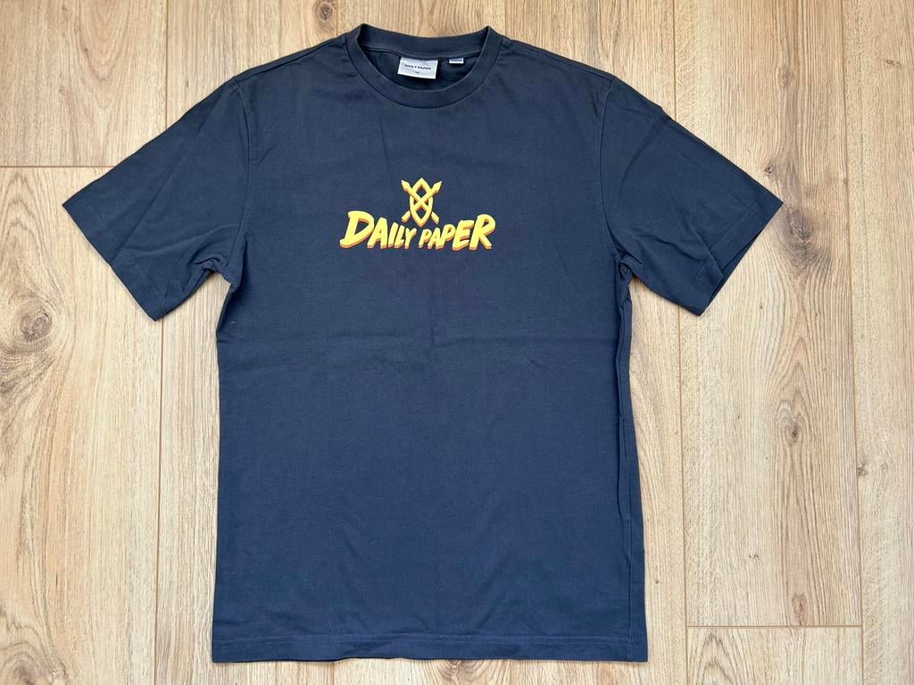 Als nieuw Daily Paper shirt korte mouw grijs geel 176 XS, Ophalen of Verzenden, Zo goed als nieuw, Jongen, Shirt of Longsleeve