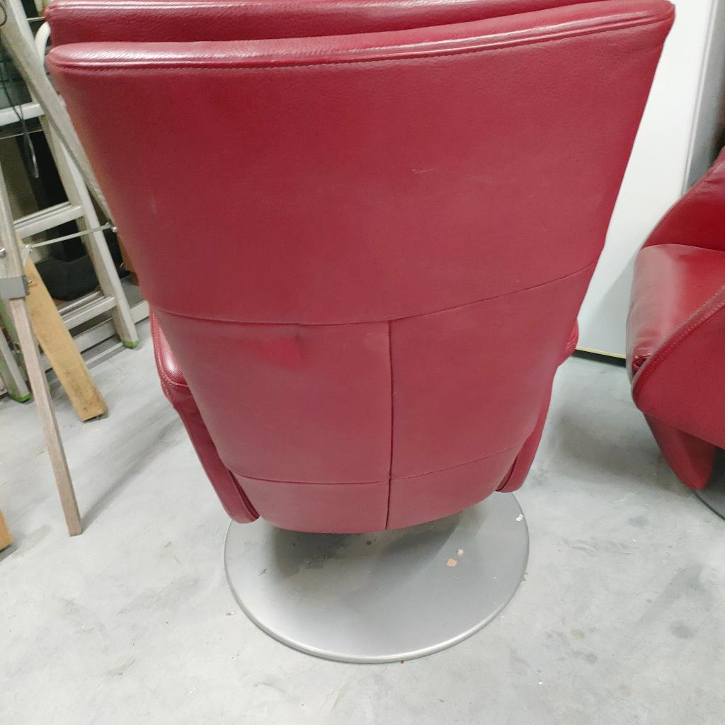 Set Wijnrode Relax Fauteuils (Outlet De Overkant), Ophalen, Gebruikt, 75 tot 100 cm, Nb