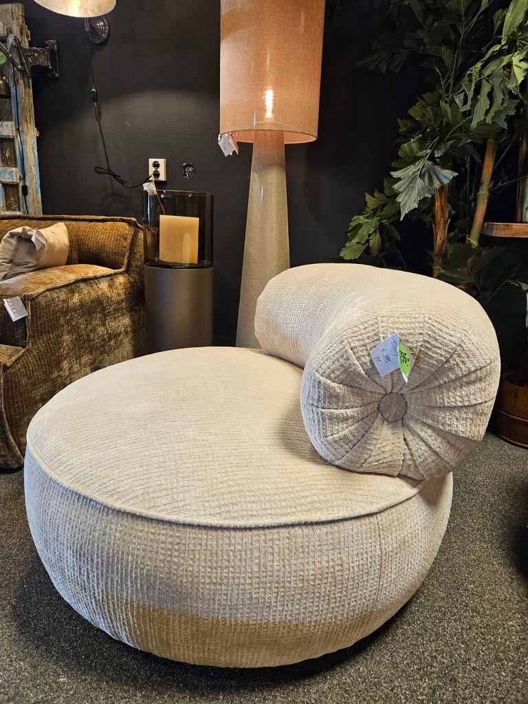 Draai fauteuil.Tilbury zuiver dutchbone opruiming, Huis en Inrichting, Fauteuils, Ophalen of Verzenden, Nieuw, 50 tot 75 cm