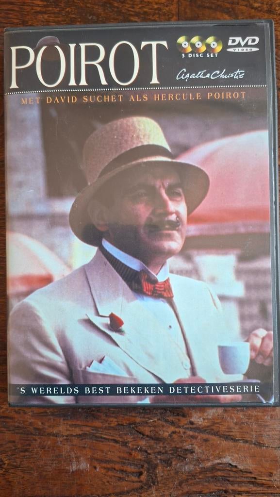 Poirot - 3 Disc Set DVD - Agatha Christie Detective, Gebruikt, Boxset, Ophalen of Verzenden, Vanaf 12 jaar
