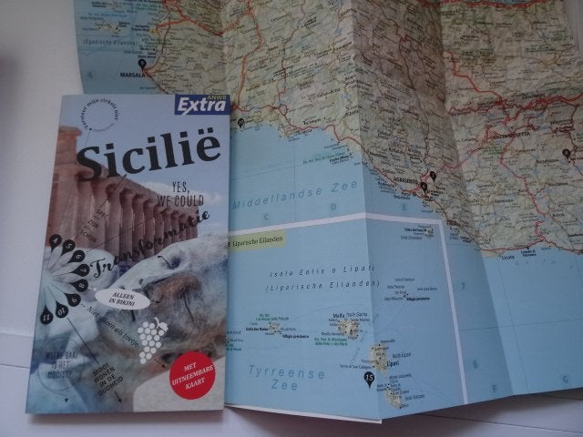 Sicilie ; anwb extra reisgids incl. de grote wegenkaart, Europa, Nieuw, Ophalen of Verzenden, Reisgids of -boek