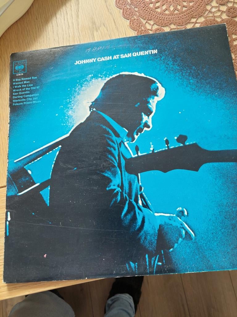 Johnny Cash At San Quentin vinyl, Cd's en Dvd's, Vinyl | Rock, Ophalen of Verzenden