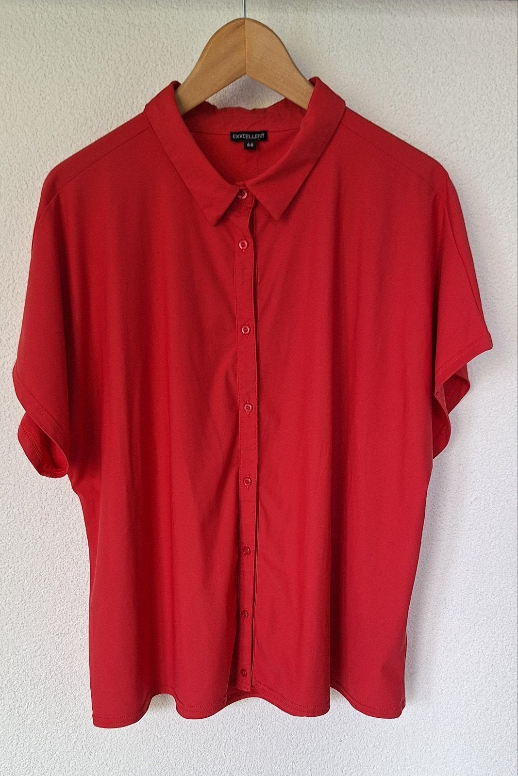 Exxcellent blouse 48 top travelstof overhemd mode kleding, Kleding | Dames, Blouse of Tuniek, Ophalen of Verzenden, Zo goed als nieuw