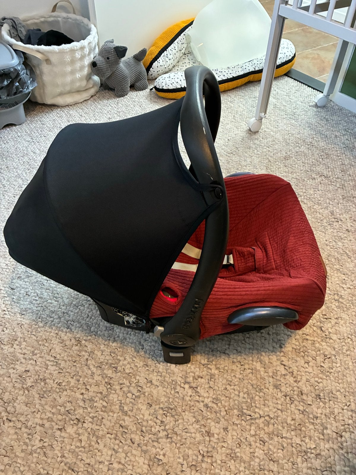 Baby autostoel met zonnekap, Ophalen, 0 t/m 13 kg, Maxi-Cosi, Gebruikt