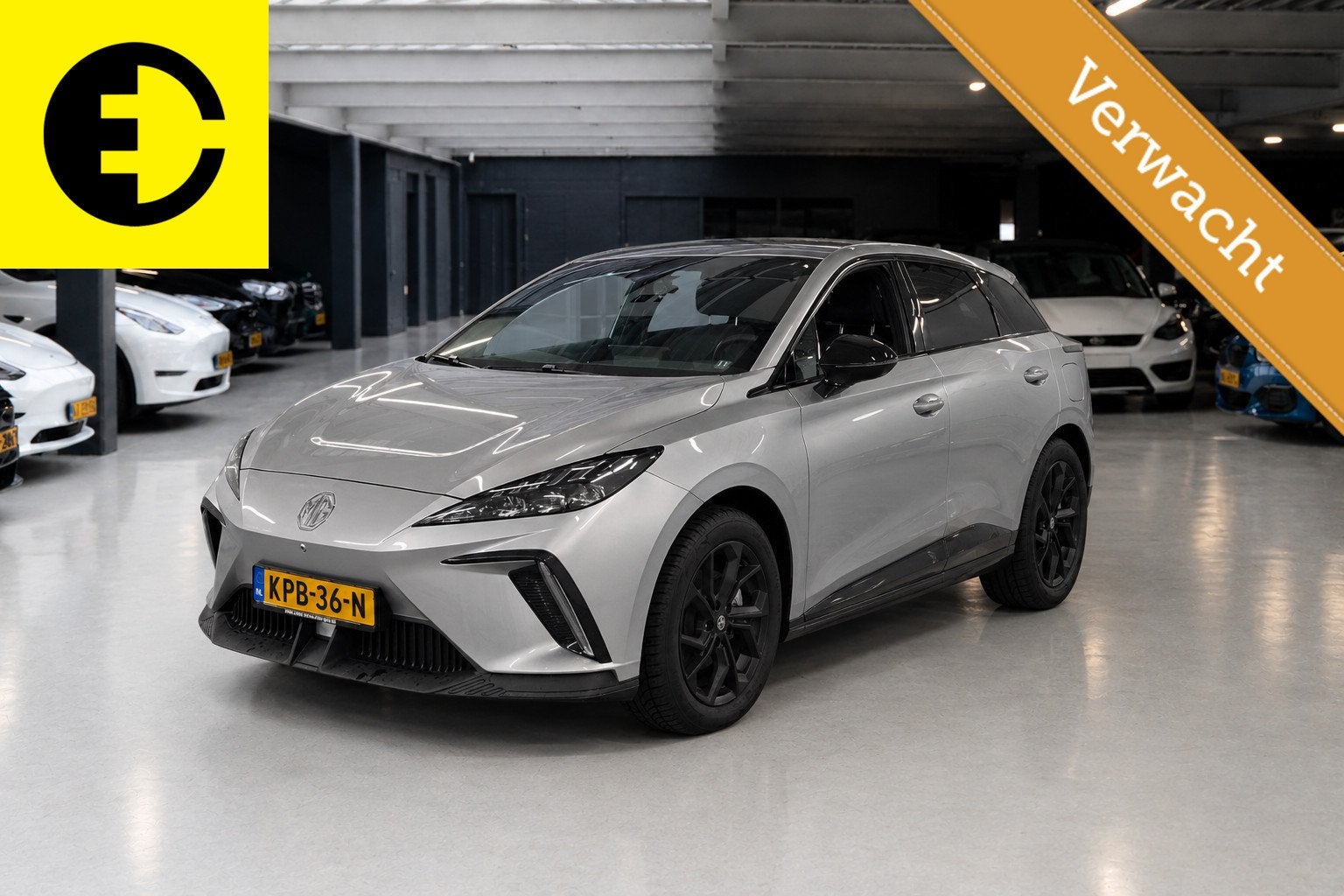 MG 4 Comfort 64 kWh | 96,9% SOH | Cruise | Half leder, Auto's, Automaat, Achterwielaandrijving, Gebruikt, Zwart