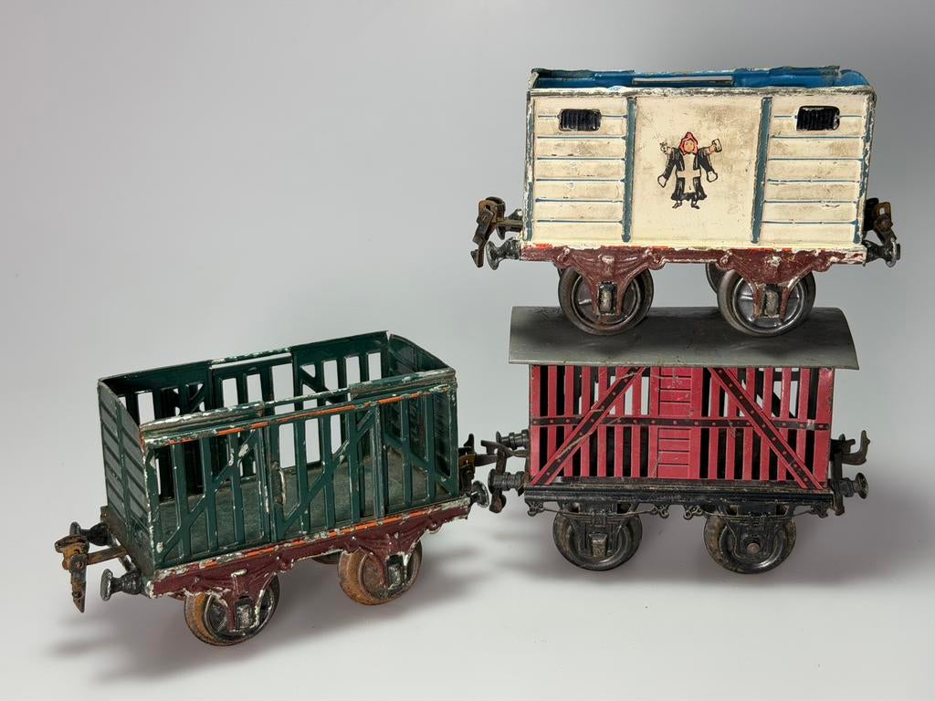 Leuk lot spoor 1 wagons Marklin Bing, Ophalen of Verzenden