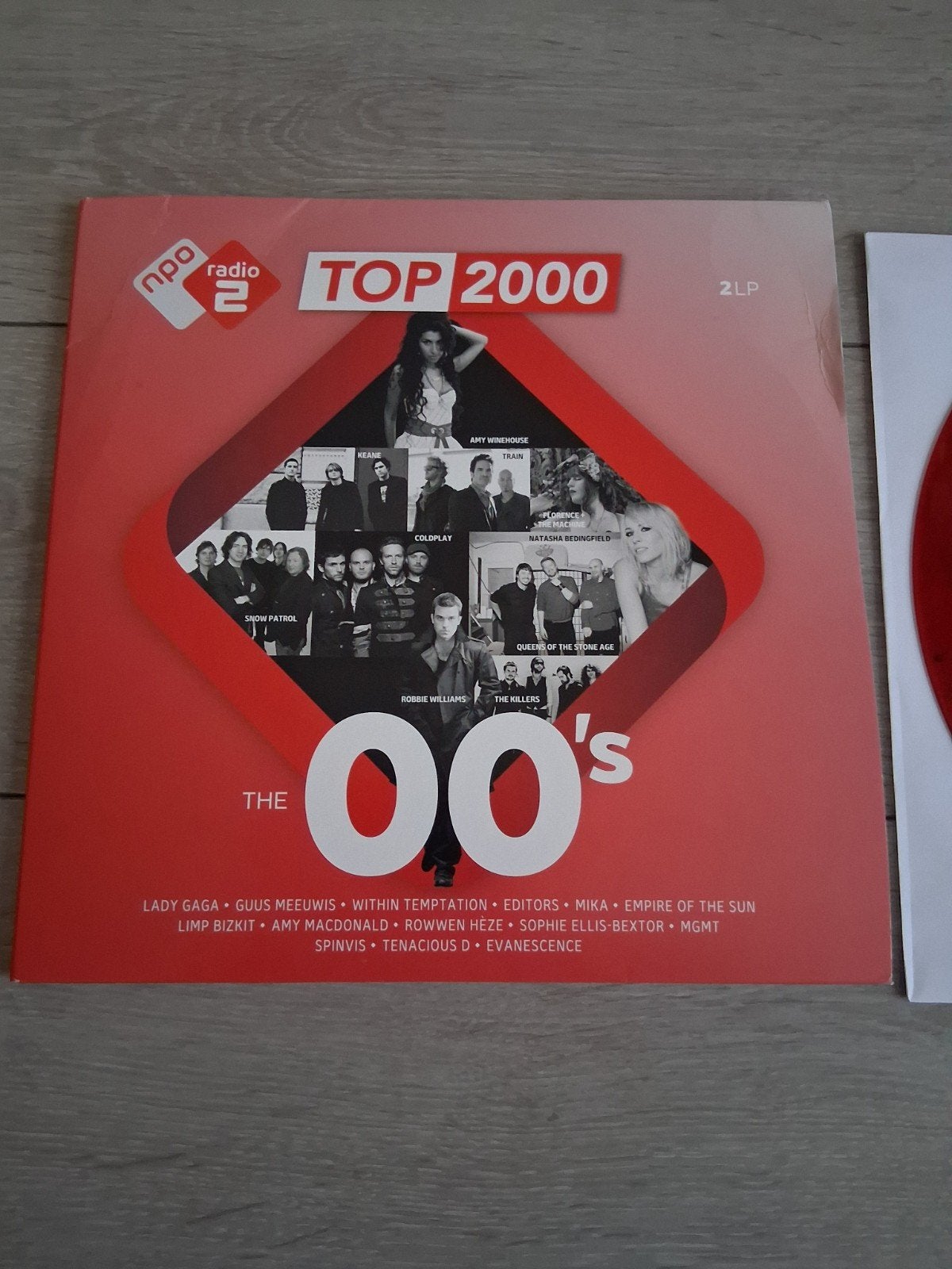 NPO Radio 2 Top 2000 The 00's 2LP Rood Vinyl, Gebruikt, Pop, Ophalen of Verzenden, 12 inch