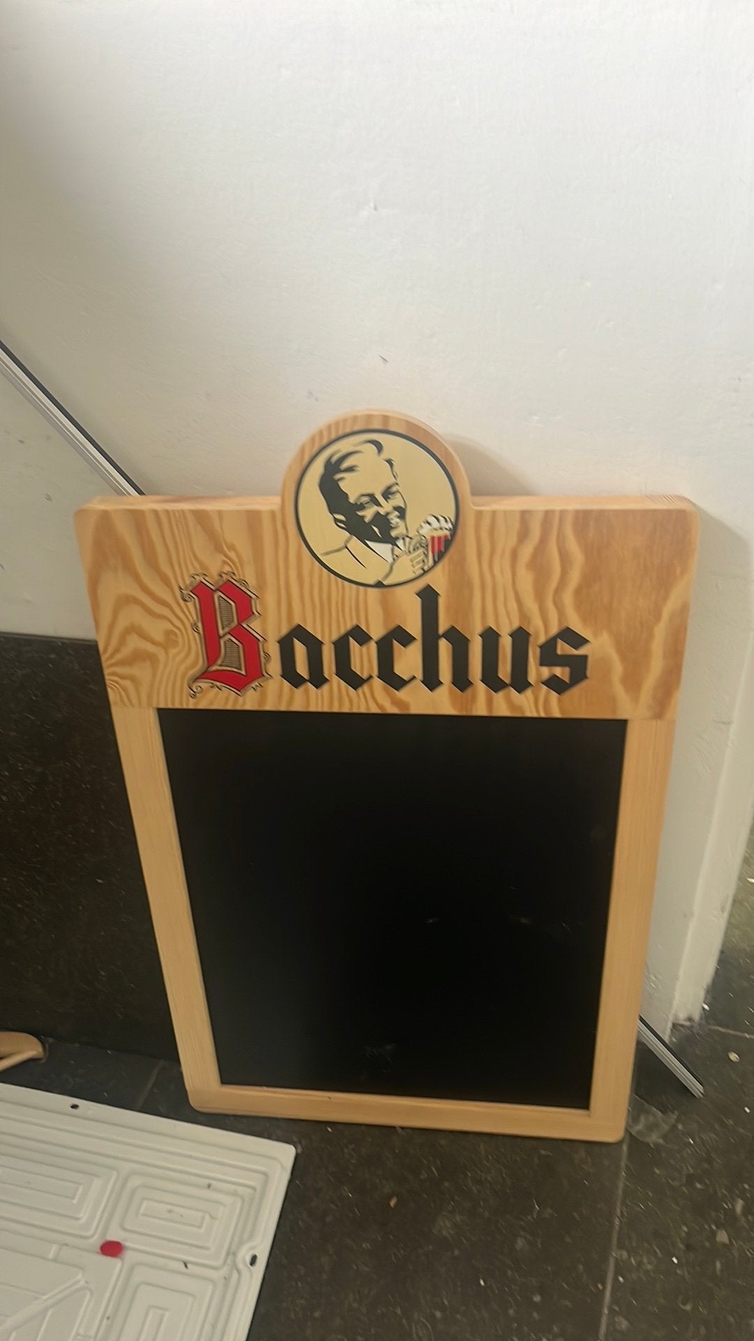 Krijtbord Bachus, Verzamelen, Biermerken, Ophalen of Verzenden, Nieuw, Overige merken