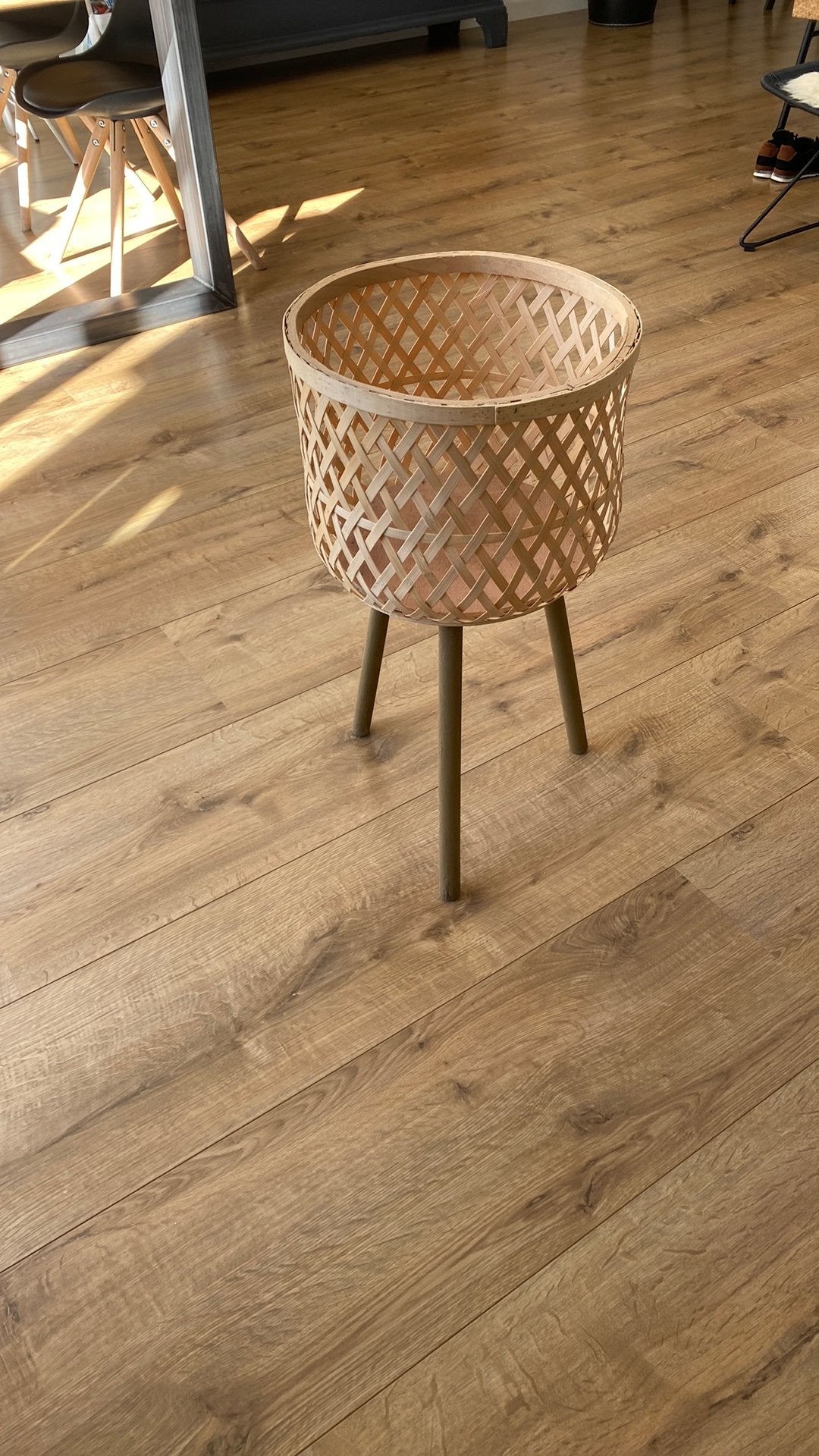 Rotan plantenstandaard /plantenbak, Ophalen of Verzenden, Zo goed als nieuw