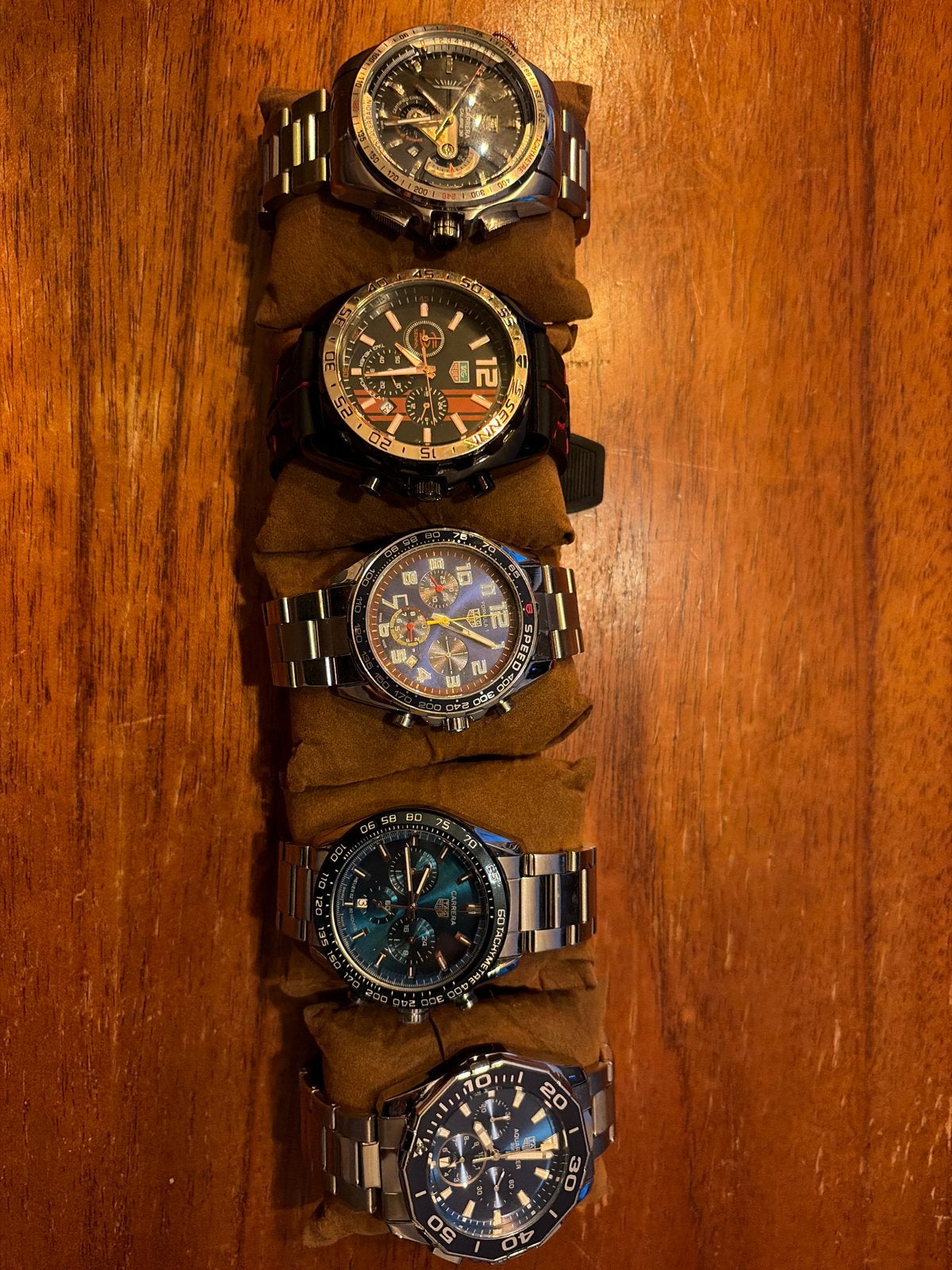 Tag heuer Diverse collectie heren polshorloges, Overige merken, Gebruikt, Staal, Polshorloge