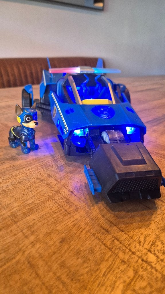 PAW Patrol Chase Mighty Transforming Cruiser, Ophalen of Verzenden, Zo goed als nieuw