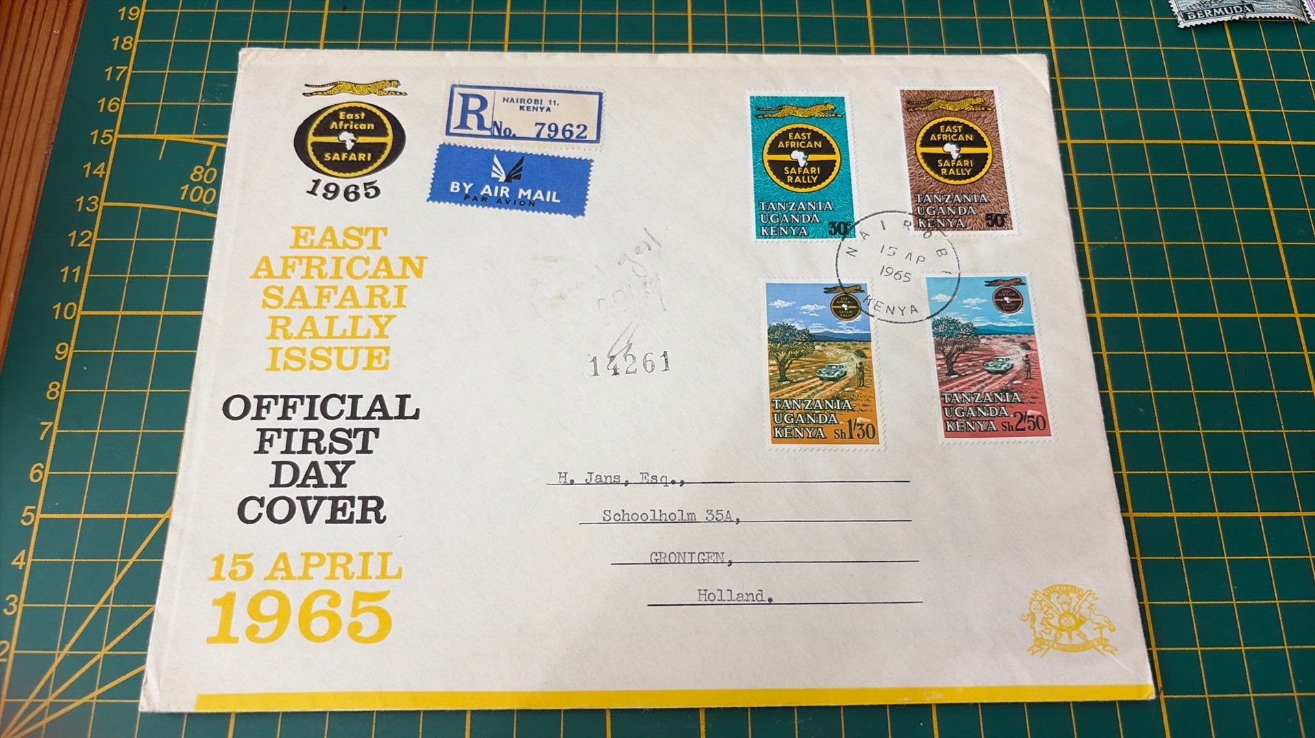 Mooie fdc Kenia 1965, Verzenden, Overige landen