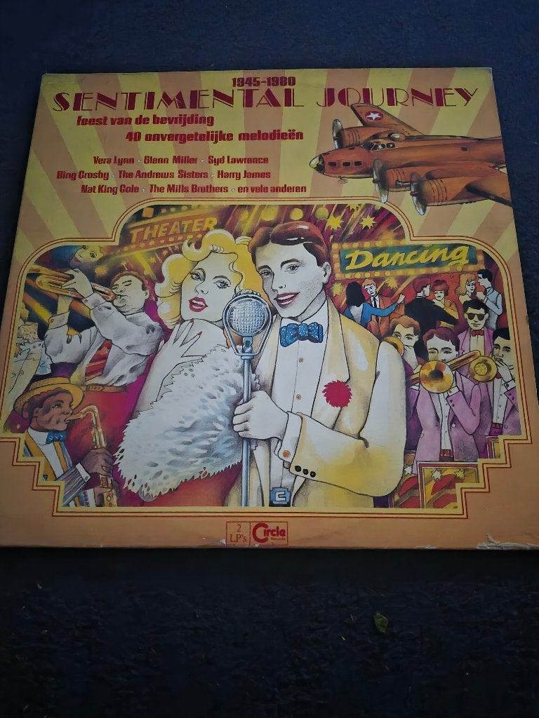 1945-1980 Sentimental Journey - Feest van de bevrijding, Dubbel-LP, Ophalen, Gebruikt, 12 inch