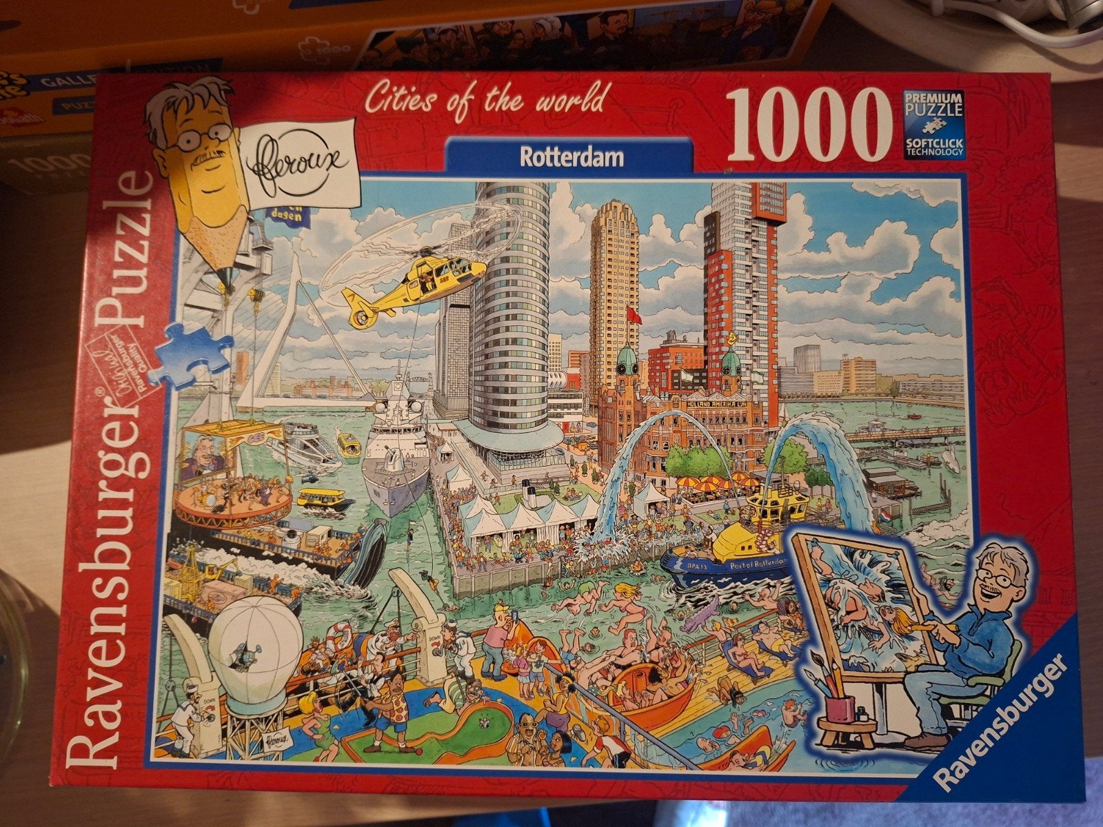 Ravensburger Legpuzzel Rotterdam 1000 stukjes, Ophalen of Verzenden, 500 t/m 1500 stukjes, Gebruikt, Legpuzzel