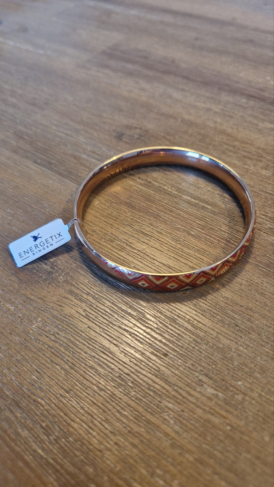 Mooie armband Energetix, Sieraden, Tassen en Uiterlijk, Armbanden, Ophalen of Verzenden, Nieuw, Roze, Staal