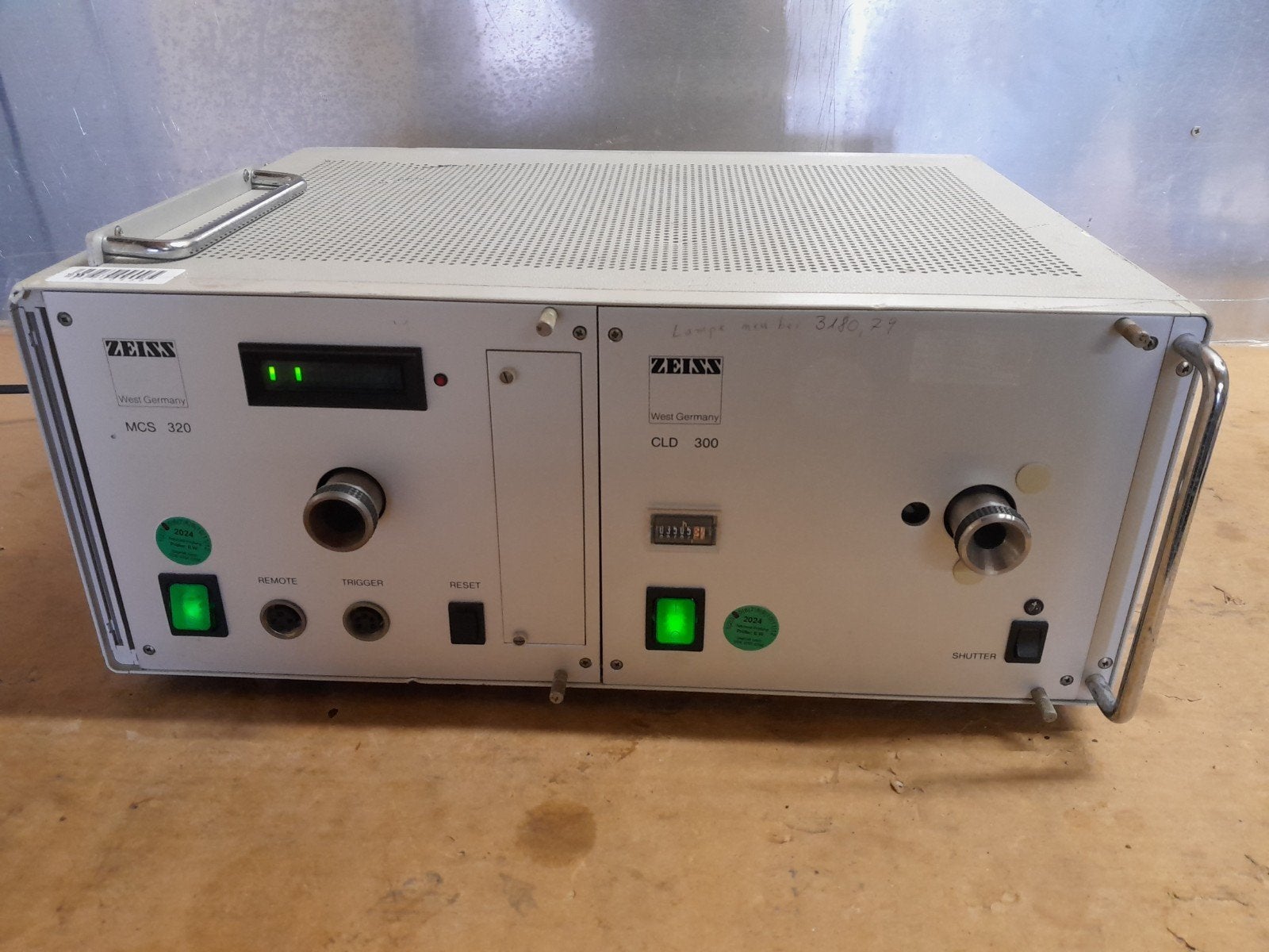 Zeiss mcs320 + cld300 meetapparaat messgerät, Ophalen of Verzenden