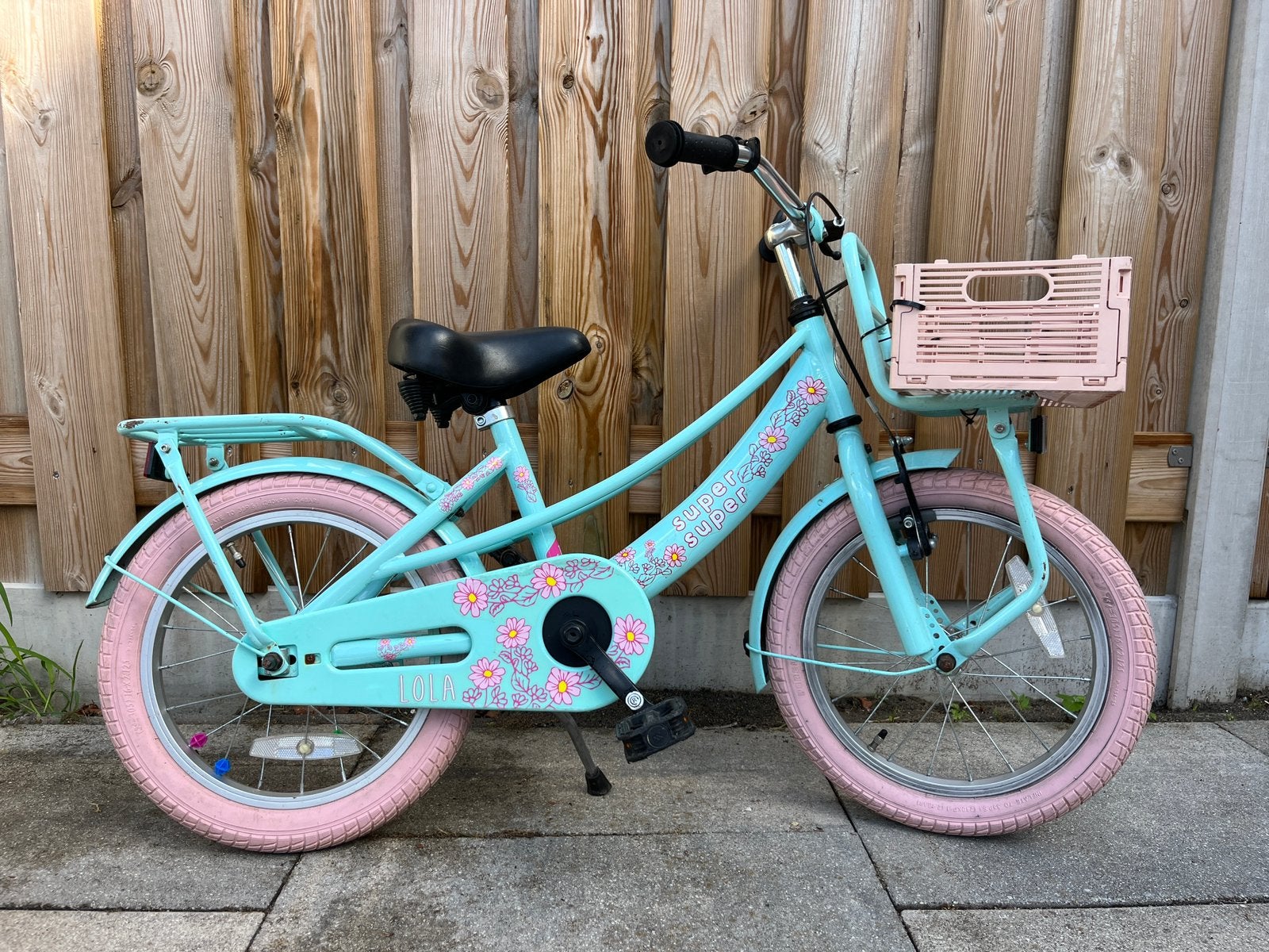 Mooie, stoere meidenfiets 16 inch, Ophalen, Zo goed als nieuw, 16 inch