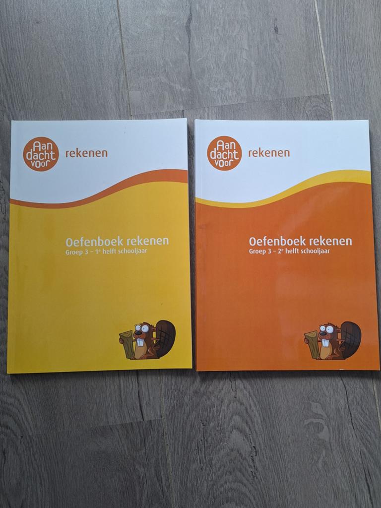 Aandacht voor rekenen deel 1 en 2 groep 3 Citotoets, Ophalen of Verzenden, Zo goed als nieuw, Overige niveaus, Nederlands