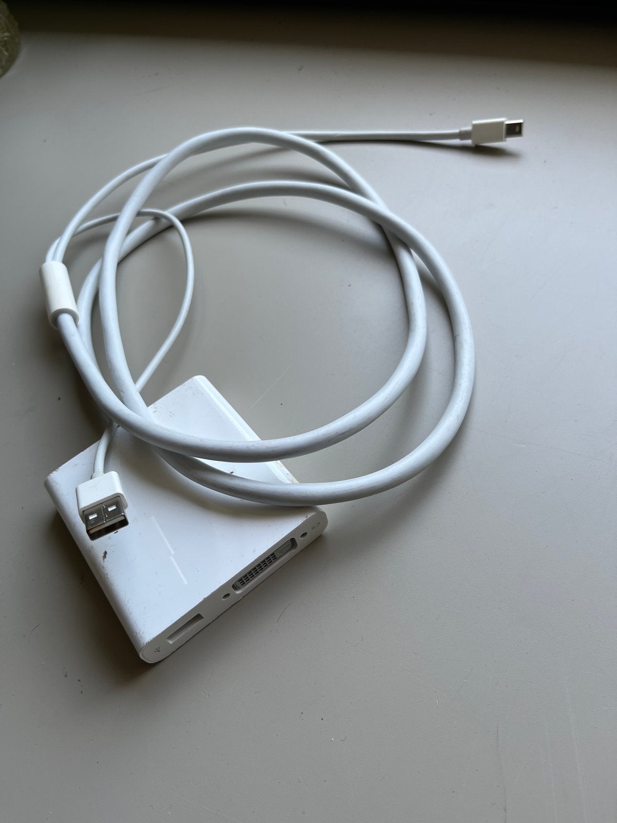 Apple Mini DisplayPort naar Dual-Link DVI Adapter, Computers en Software, Pc- en Netwerkkabels, Gebruikt, Ophalen of Verzenden