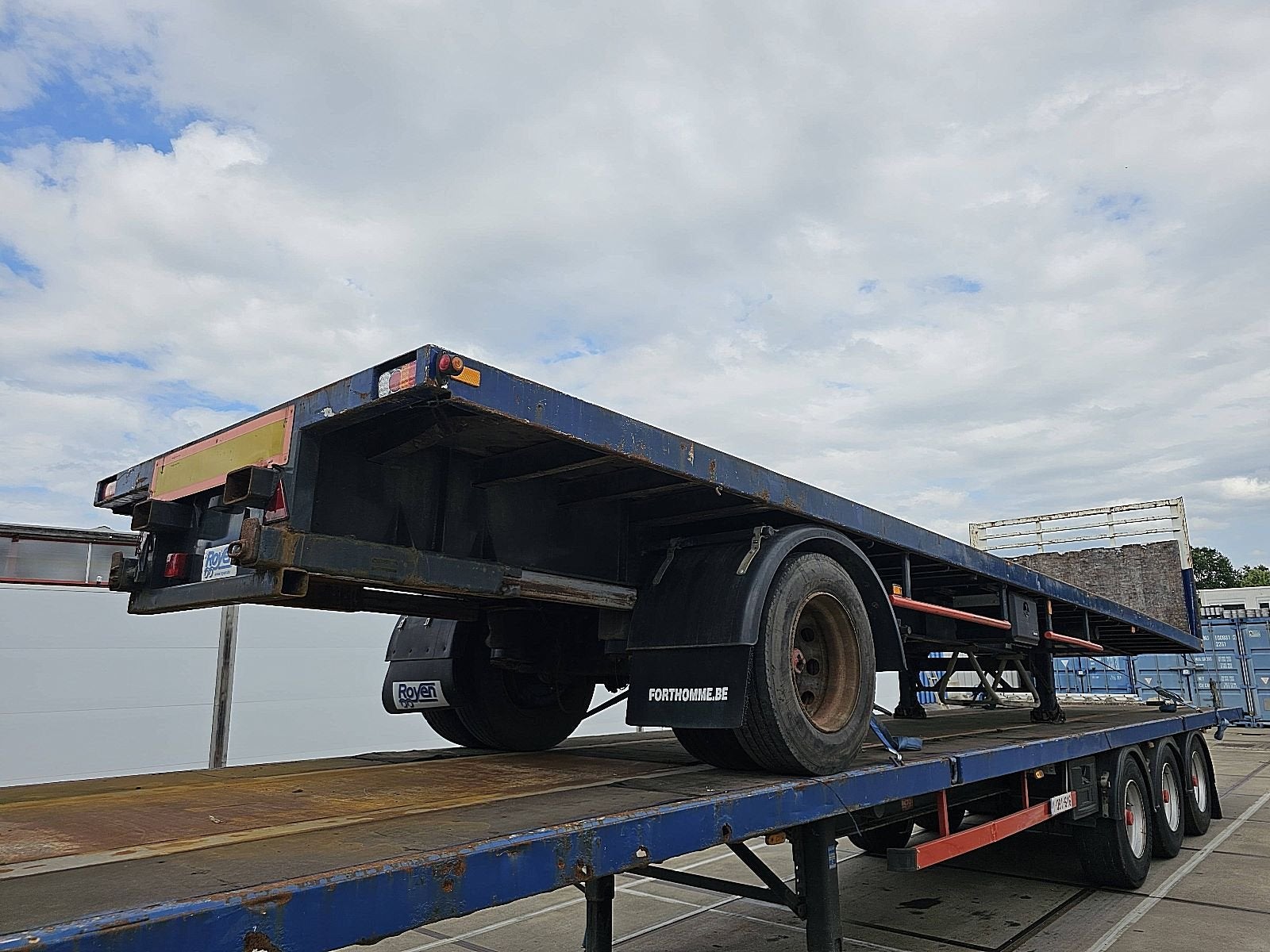 VARMO 1 AXLE PLATFORM forklift connection, Overige kleuren, Bedrijf, Aanhangers en Opleggers, Te koop