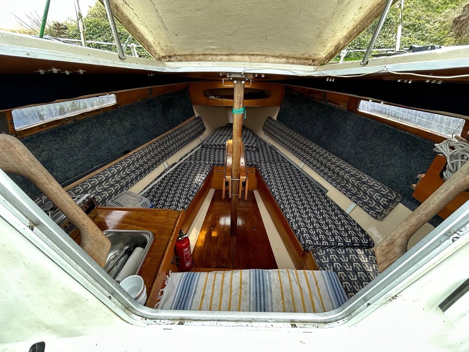Zeiljacht 'Flint' met buitenboordmotor, Ophalen, Overige merken, Gebruikt, Kleine kruiser
