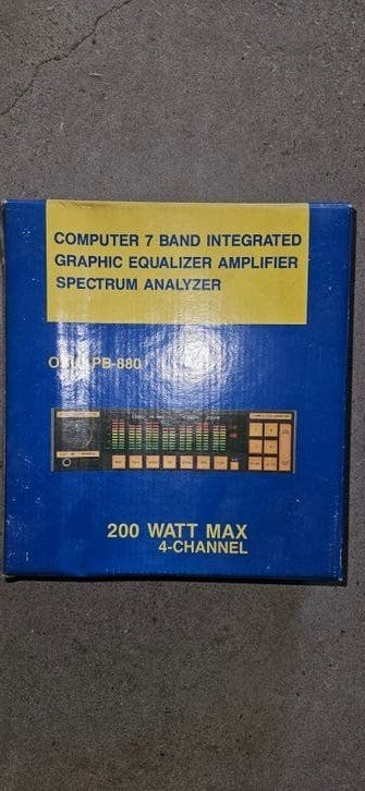 OSIO PB-880 Computer 7 Band Equalizer Verster Spectrum Ana, Overige systemen, Nieuw, 120 watt of meer, Ophalen