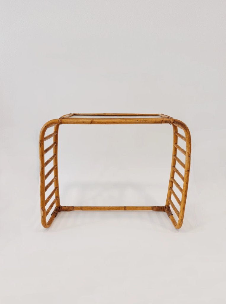 VINTAGE BAMBOE SIDETABLE | ROHÉ NOORDWOLDE, Huis en Inrichting, Ophalen, Gebruikt, -, -