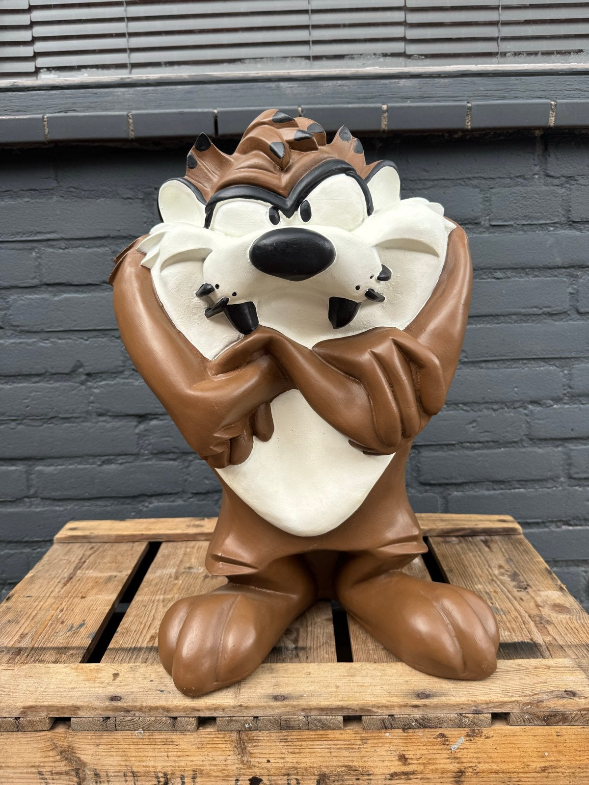 Taz Devil Looney Tunes Beeld - Grote Decoratie Figuur, Verzamelen, Ophalen of Verzenden, Gebruikt