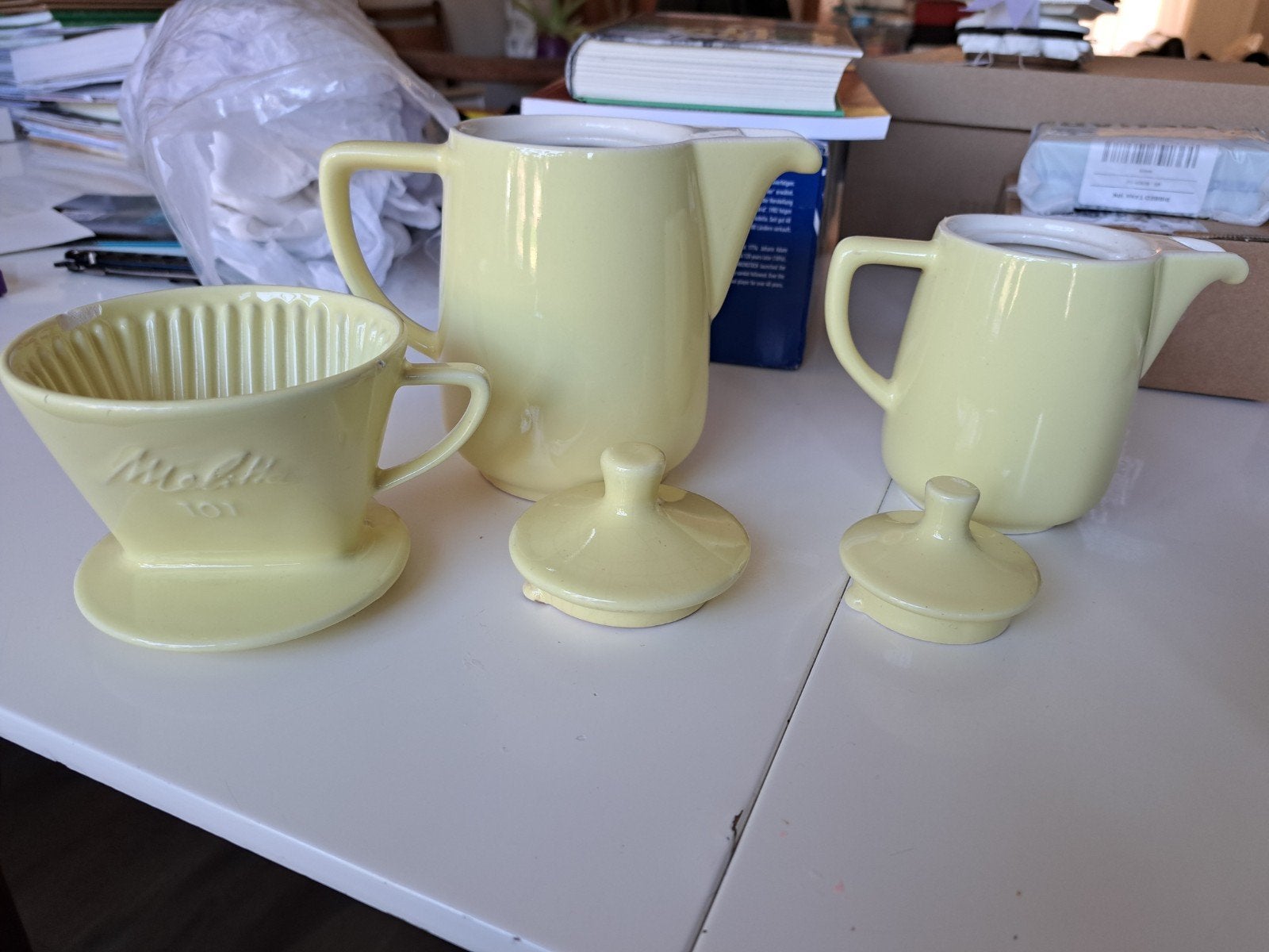 Melitta pastel retro vintage servies, Ophalen