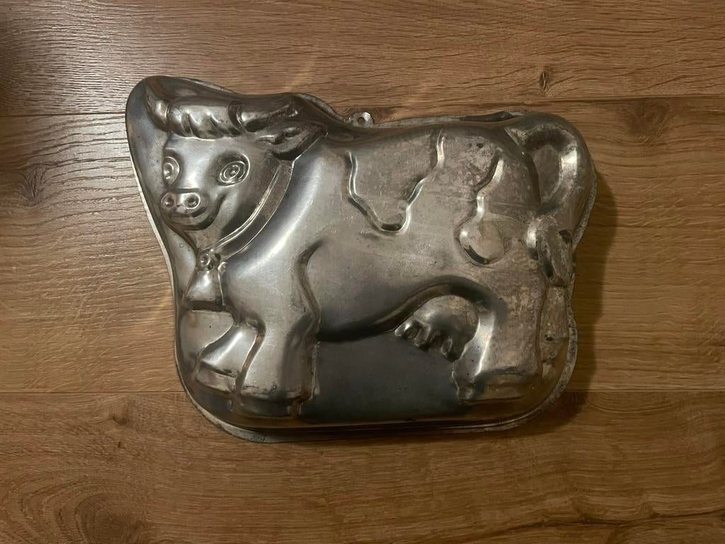 Oud groot bakblik / cakevorm, Ophalen of Verzenden