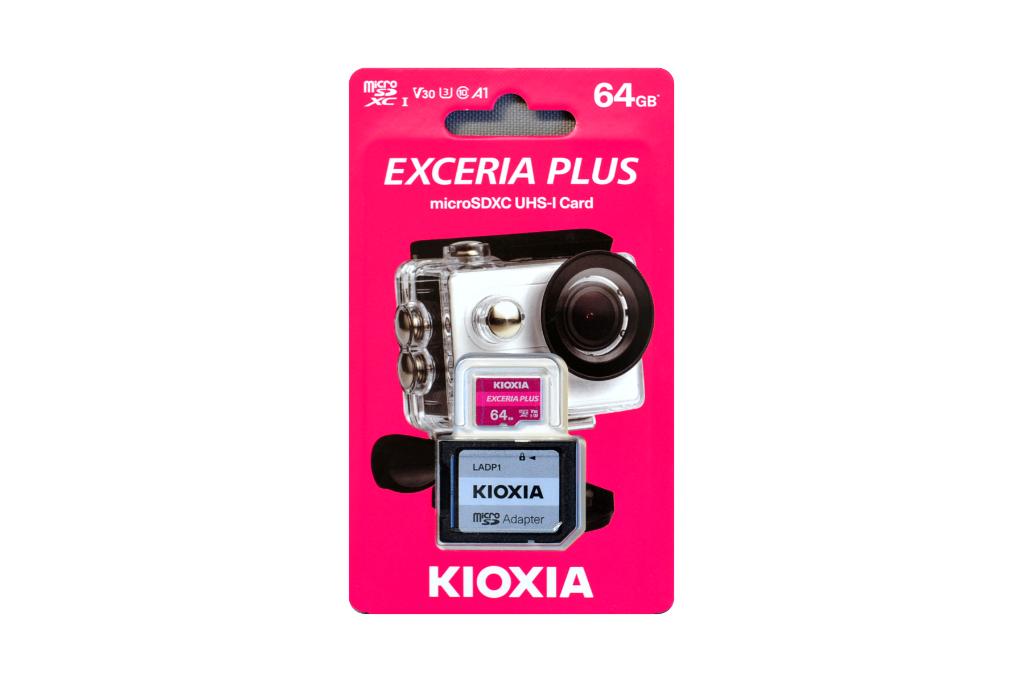 Kioxia Exceria Plus 64GB microSDXC geheugenkaart, Nieuw, Ophalen of Verzenden, Kioxia, Fotocamera