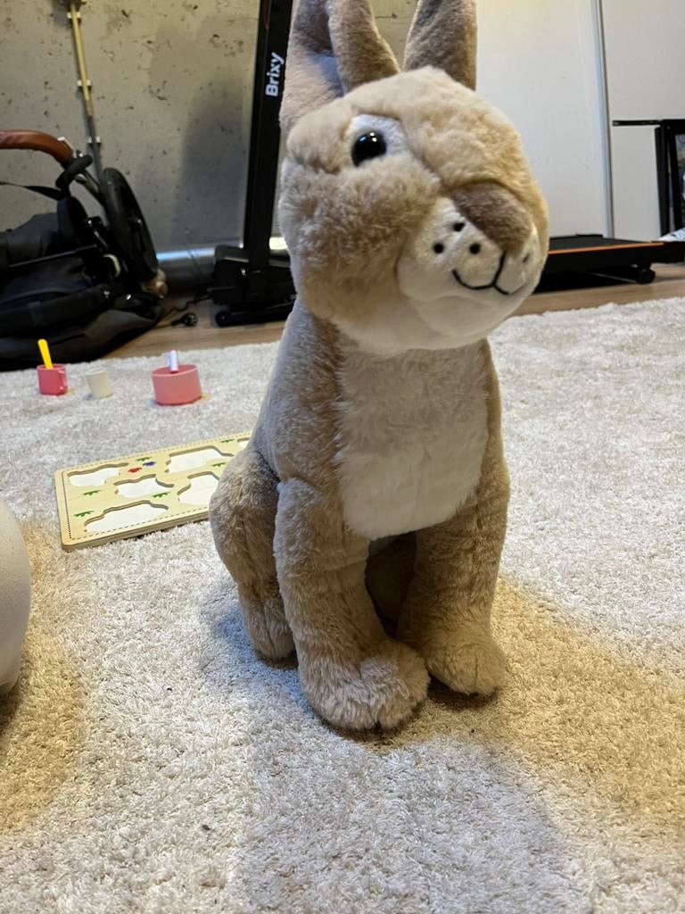 Kangoeroe knuffel, Kinderen en Baby's, Speelgoed | Knuffels en Pluche, Ophalen of Verzenden, Zo goed als nieuw