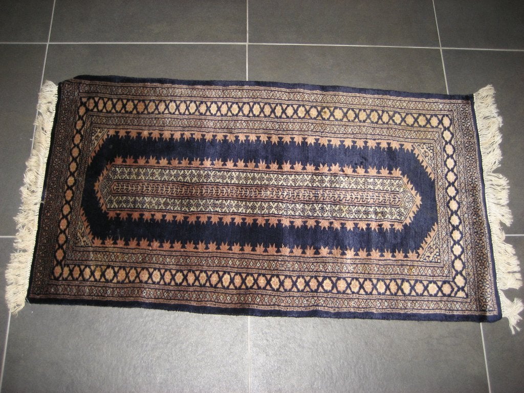 Kleed tafelkleed wol 120cm x 67 cm Pakistan, Gebruikt, 100 tot 150 cm, Rechthoekig, 50 tot 100 cm