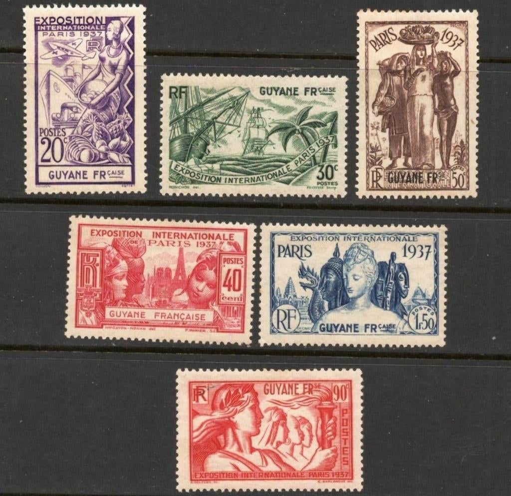 1937 GUYANE-Franse kolonie-exposerie, Ophalen of Verzenden, Postfris, Zuid-Amerika