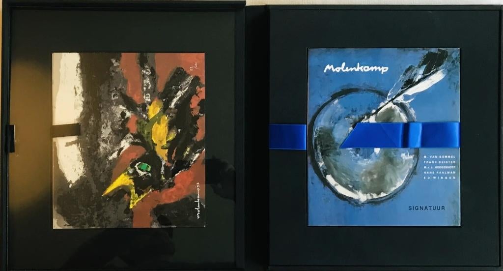 3 zeefdrukken Nico Molenkamp + bijzondere uitgave Signatuur, Ophalen of Verzenden