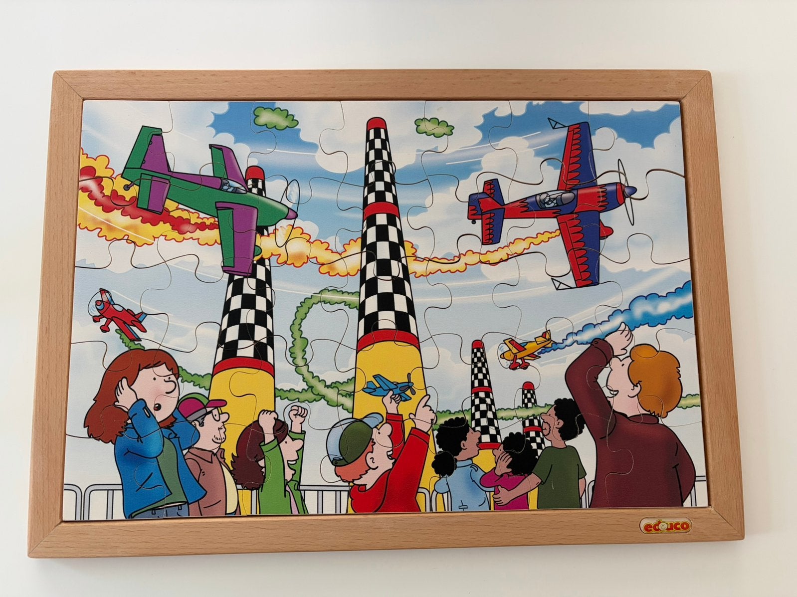Educo houten puzzel, 2 tot 4 jaar, 10 tot 50 stukjes, Nieuw, Ophalen of Verzenden