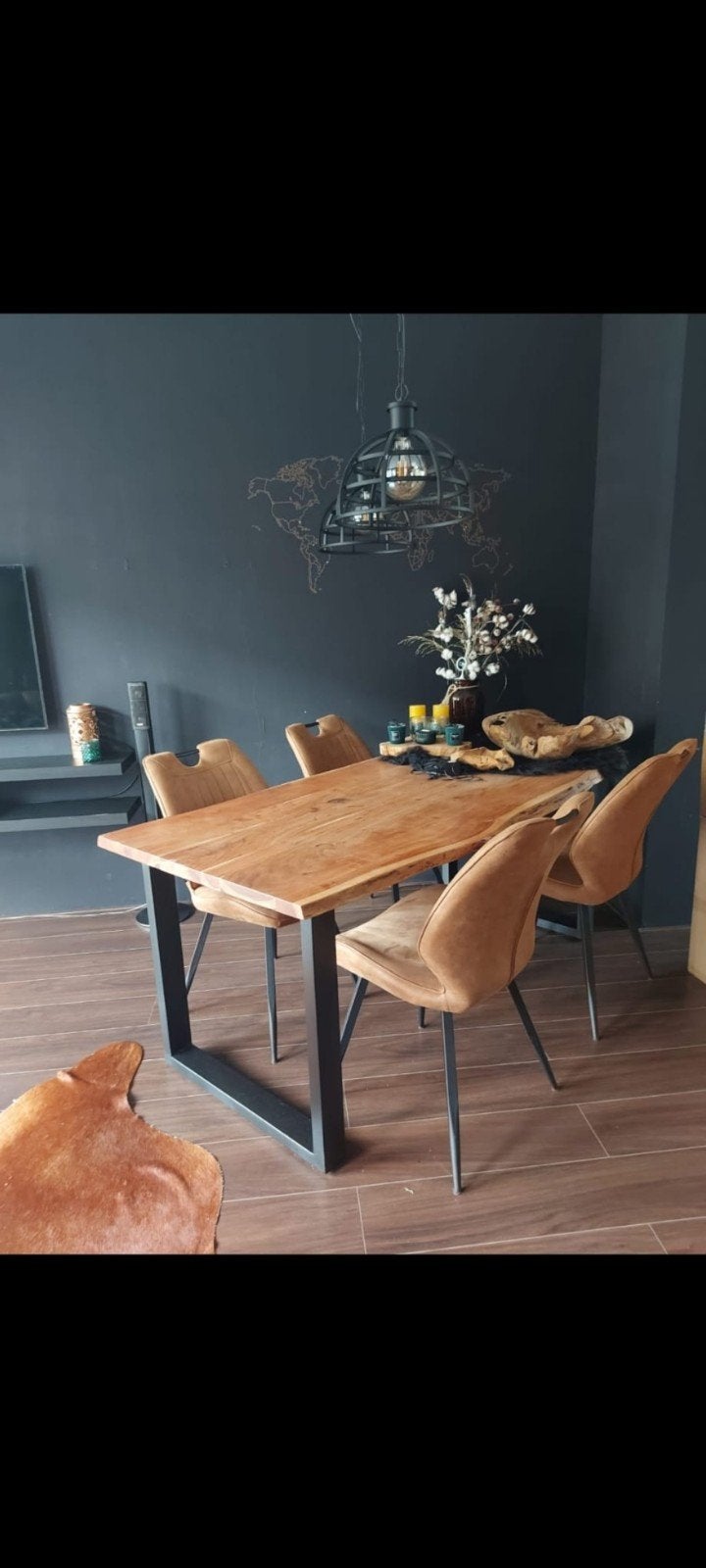 Boomstamtafel van pronto, Overige houtsoorten, Zo goed als nieuw, 150 tot 200 cm, Overige vormen